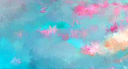 Brushed Painted Abstract Background. Brush stroked painting. Strokes of paint. 2D Illustration.