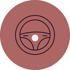 Steering Wheel Icon