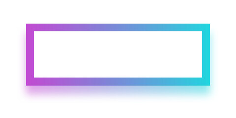 neon gradient line shape