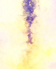 Watercolor painted background. Abstract Illustration wallpaper. Brush stroked painting. 2D Illustration.