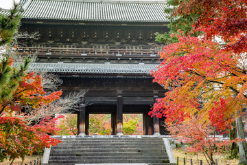 京都南禅寺周辺の紅葉