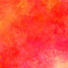 Painted composition with vibrant brush strokes. Textured colorful painting. Paint brushed wallpaper.