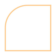 Obraz premium geometric frame