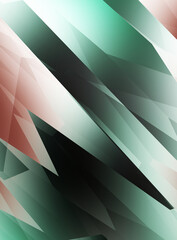 Fototapeta premium Abstract Background. Triangle 3d illustration polygonal art pattern style. Future graphic geometric design. Geometry texture futuristic decoration. Trendy and vibrant modern style template..