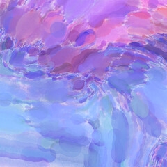 Handmade surreal abstract pattern watercolor. Modern artistic painting. 2d illustration. Texture backdrop painting mix. Creative wall art. Contemporary art.