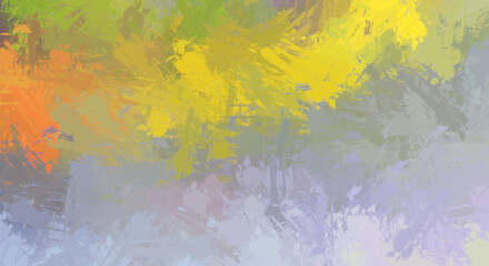 Brushed Painted Abstract Background. Brush stroked painting. Artistic vibrant and colorful wallpaper..