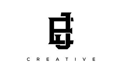 Initial letters EJ, JE monogram logo design with creative style alphabet symbol. spiral letters universal elegant vector emblem, logotype. graphic alphabet symbol for corporate identity