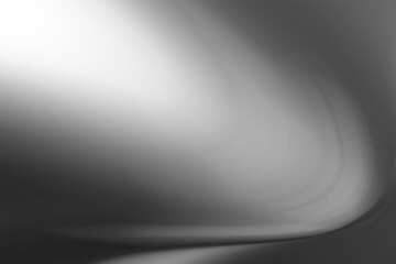 Black and white smooth gradient background image, gray