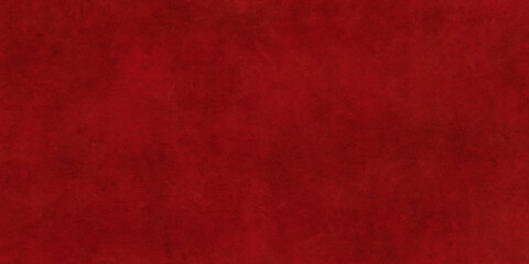 Red wall backdrop background with red faded border and old vintage grunge texture, marbled red painted background illustration for Christmas or valentines day.