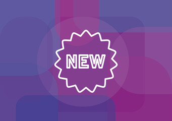 New label icon vector line icon.vector illustration design