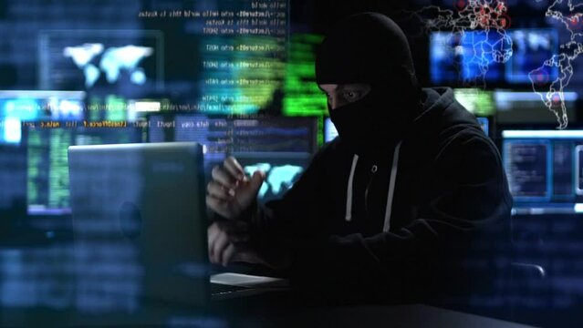  Hacker stealing Credit Card numbers