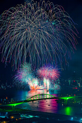 広島みなと夢花火大会(広島港1万トンバース)