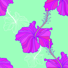 Colorful abstract flower background