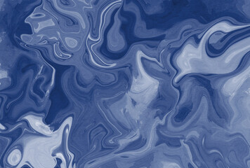 Obraz premium 背景素材_水彩テクスチャ_紺