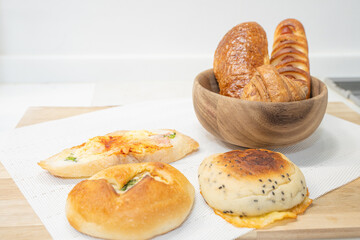 食べ物素材　パンの壁紙