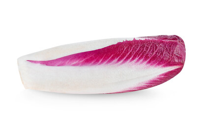 Witlof red isolated on white background