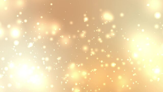 Metallic Orange Particle Animation Looping for Abstract Presentation Background