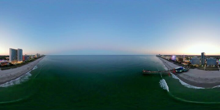 Myrtle beach South Carolina flying South