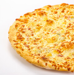 Italian traditional Pizza four cheeses