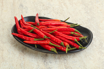 Hot and spicy chili pepper