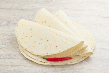 Mexican Tortilla circle bread for cooking