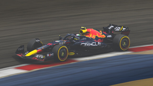 Red Bull Racing F1 car panning 3D illustration, 29 jun, 2022, Sao Paulo, Brazil.