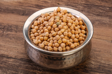 Vegan cuisine - Dry chickpea heap