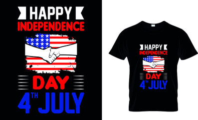 HAPPY INDEPENDENCE DAY 4th JULY CUSTOM T-SHIRT.