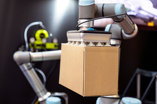 Robot or robotic arm for packing