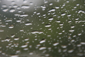 rain drops on the window