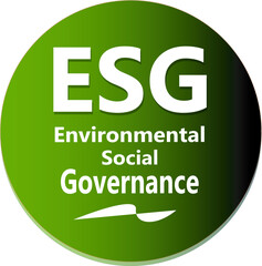 2D illustration environmental social governance 