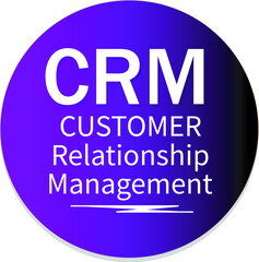 2d illustration Customer Relationship Management
