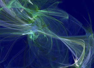 abstract with luminescent lines