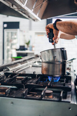 chef cooking in the kitchen