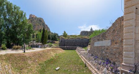 Fototapeta na wymiar The Land Gate (old city entrance) Nafplio, Greece