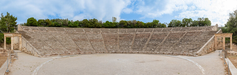The ancient theater of Epidaurus (Epidavros), Argolis, Greece