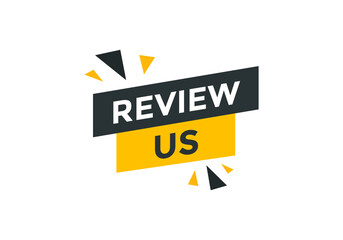 Review us on white background. Vector illustration. customer feedback concept
