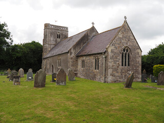 Fototapeta na wymiar Puxton Church of the Holy Saviour in Somerset.