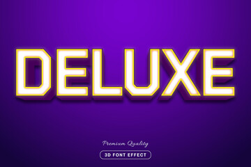 3d deluxe - editable text effect