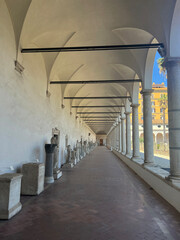 The main cloister in the baths of Diocletian by Michelangelo, Rome