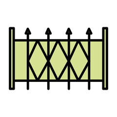 iron fence