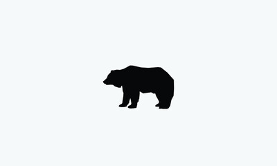Obraz na płótnie Canvas Bear vector logo design template