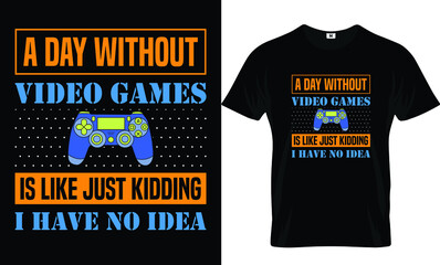 Gamer T-shirt Design