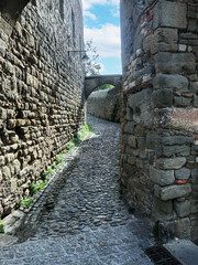 Ancient fortified city of Carcassonne in France