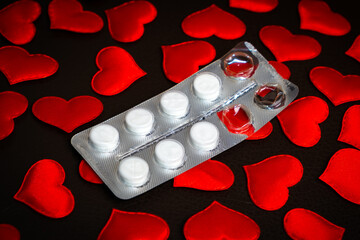 Pills with a Hearts