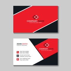 Creative and Clean Modern Corporate Business Card Design Template