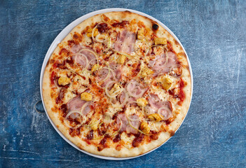 fresh italian pizza, menu for cafe
