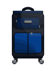 Backpack in a realistic style.