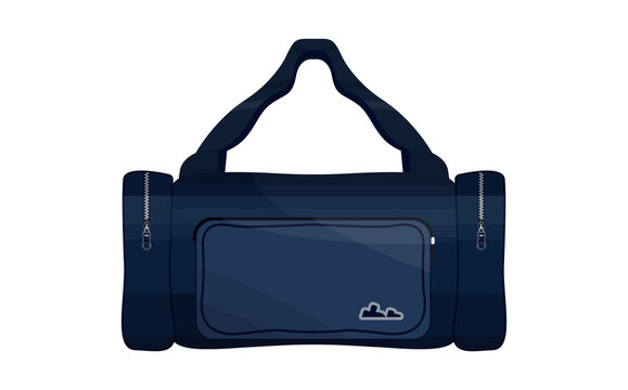 Travel bag in a realistic style.