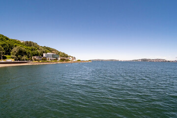 West Seattle Alki beach area and Elliott Bay